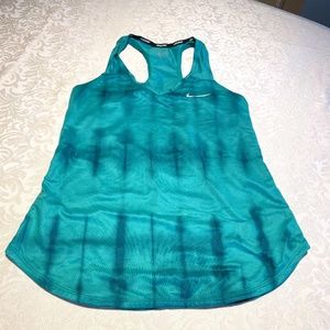 Nike Dri Fit Green Tank Top Tennis Golf Size S